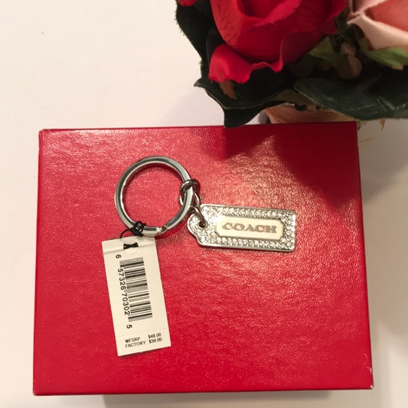 Coach Accessories - NWT Coach keychain purse charm